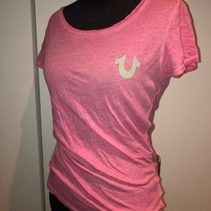 Baby Pink True Religion Shirt